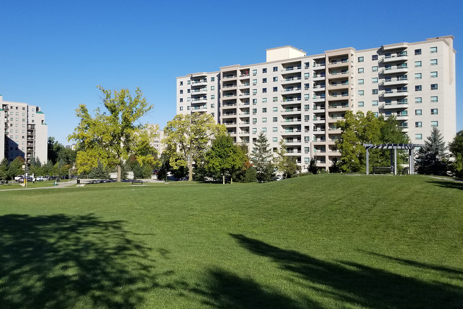 A park near 535 Proudfoot Place apartment building