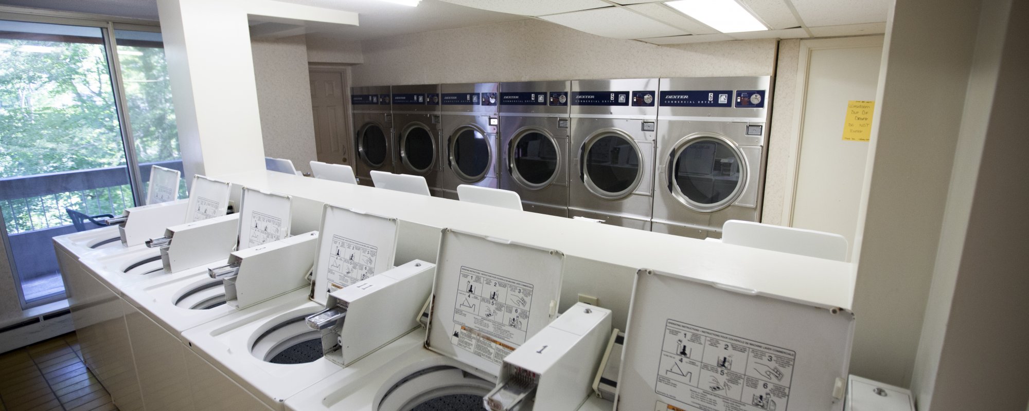 Laundry facilities in 700 Horizon, an apartment building in London, Ontario