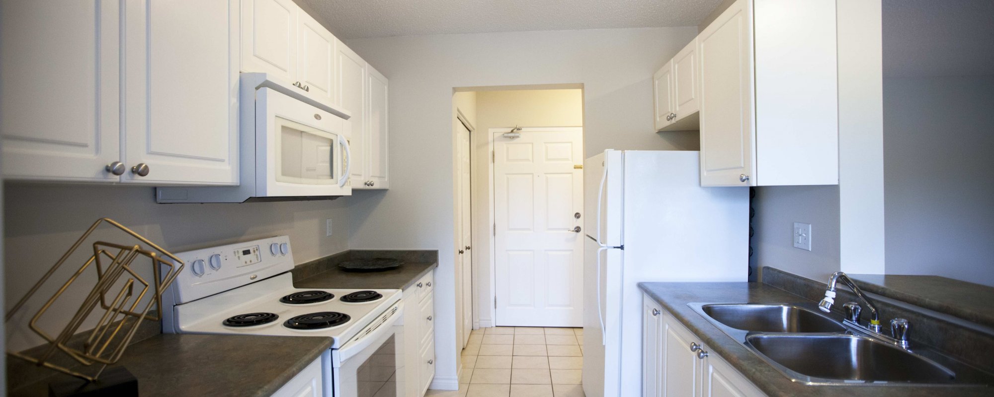 Kitchen in an apartment at Proudfoot Place in London, Ontario