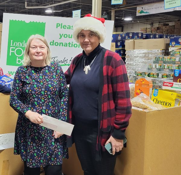 Summit Properties volunteering at the London Food Bank